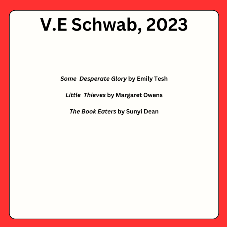 VE Schwab book recommendations