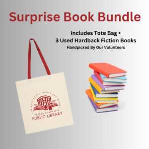 Tote + 3 Hardback Fiction Surprise Book Bundle