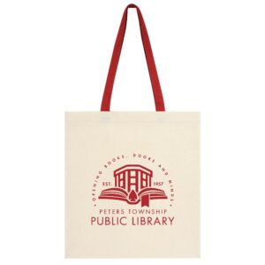 Peters Township Library - 4 oz Beige Cotton Tote