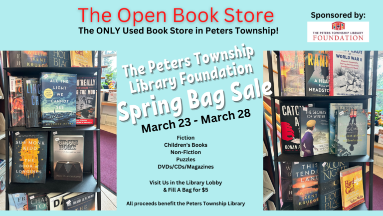 Peters Township Library Spring Used Book Sale